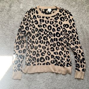 A new day leopard print sweater- size medium